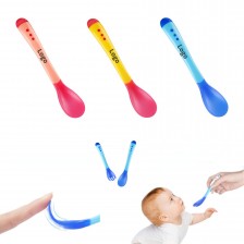 Baby Heat-Sensing Silicone Spoon
